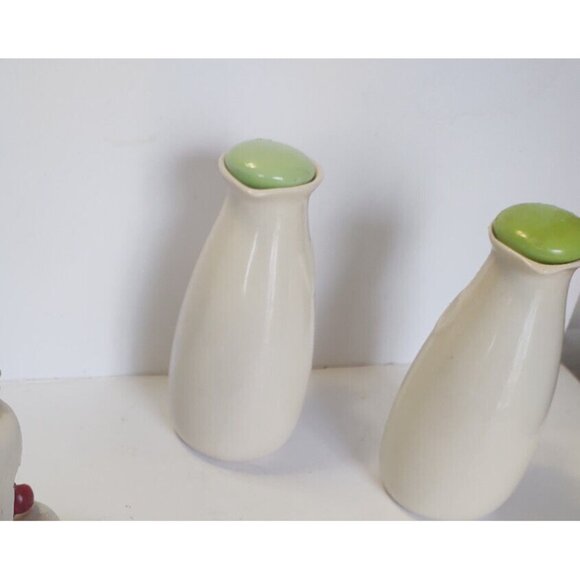 Vintage Oil & Vinegar Cruet Set Japan Hand Painted Ducks 6" Tall 1970's - Picture 14 of 14